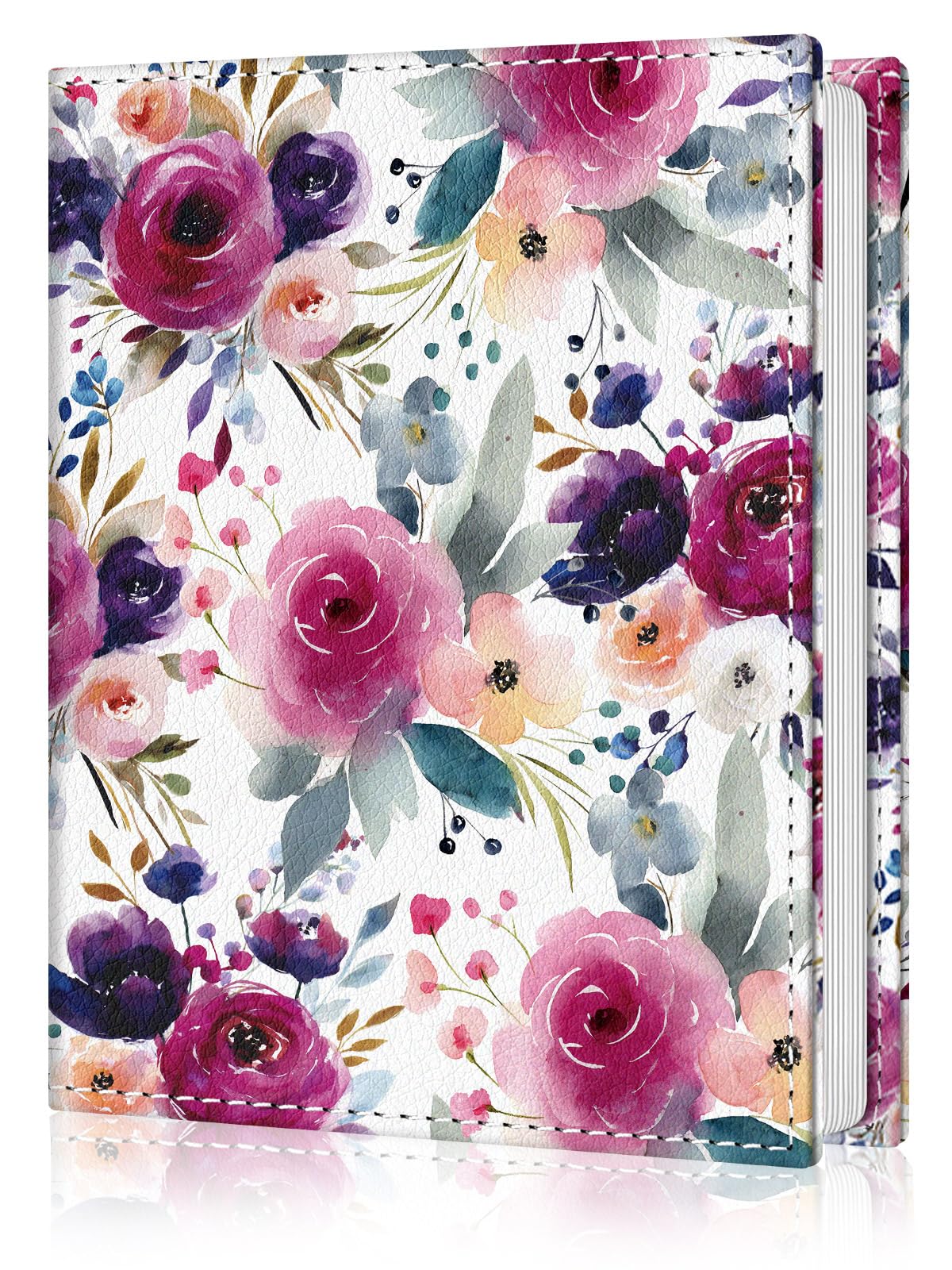 Photo Album 4x6, Small Picture Book Rose Flower Watercolor Paint