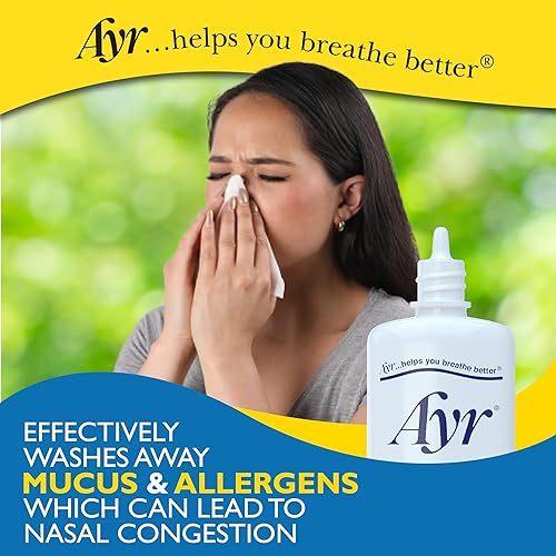 Miniatura 9 de AYR Niebla nasal salina, 1.69 onzas líquidas (paquete de 2)