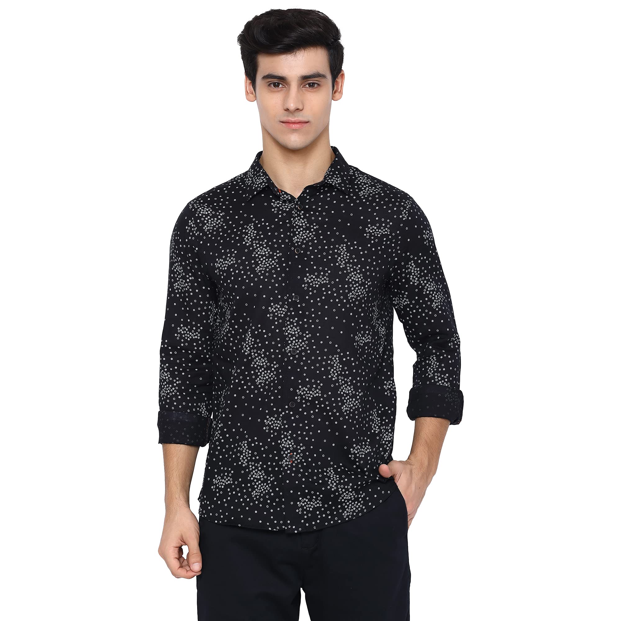 blackberrys Men's Urban Short Sleeve Phoenix Skinny Fit Shirt-US-WM-PR-Forrest