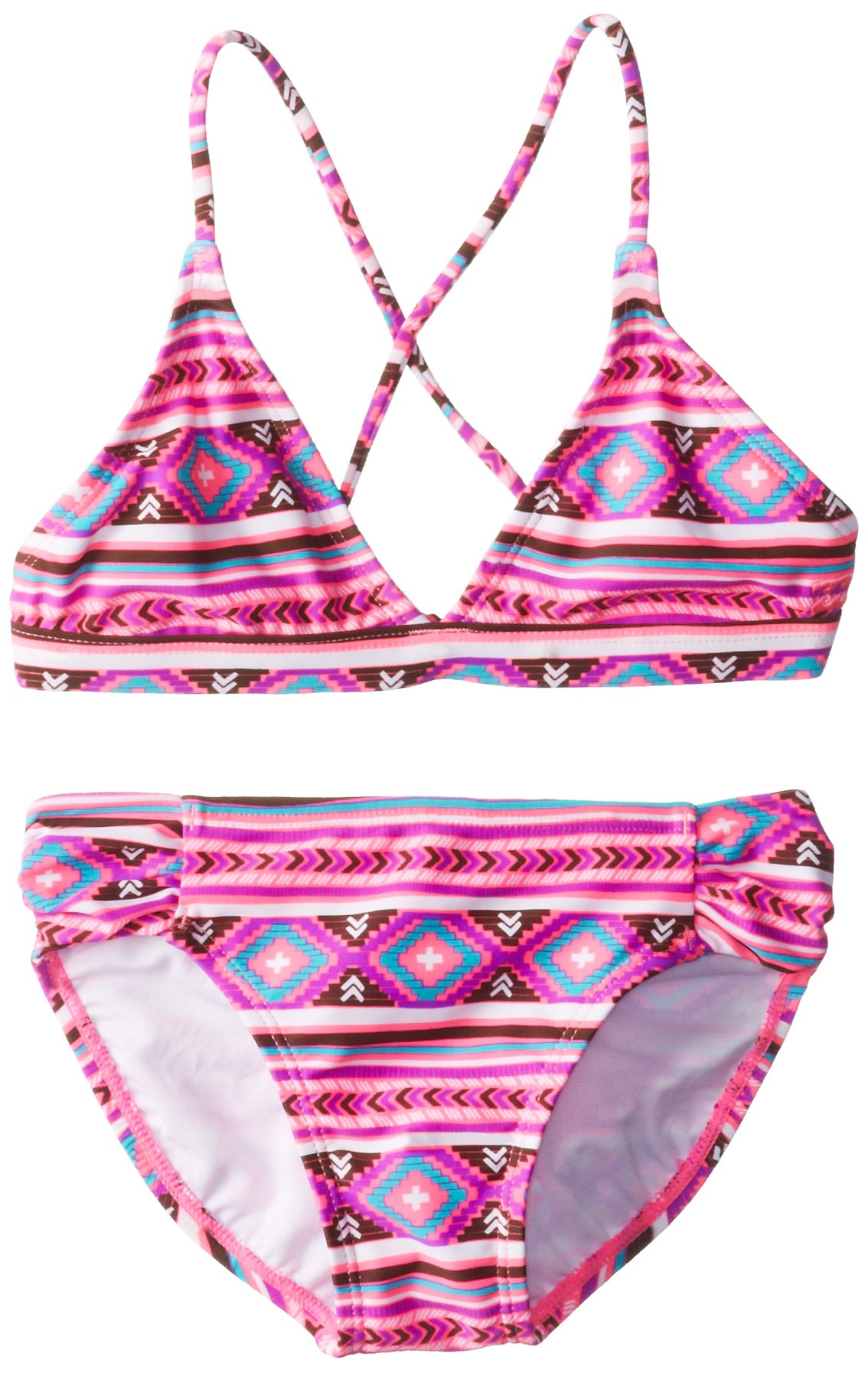 Billabong Big Girls' Heat Wave Triangle 2 Piece Swim Suit