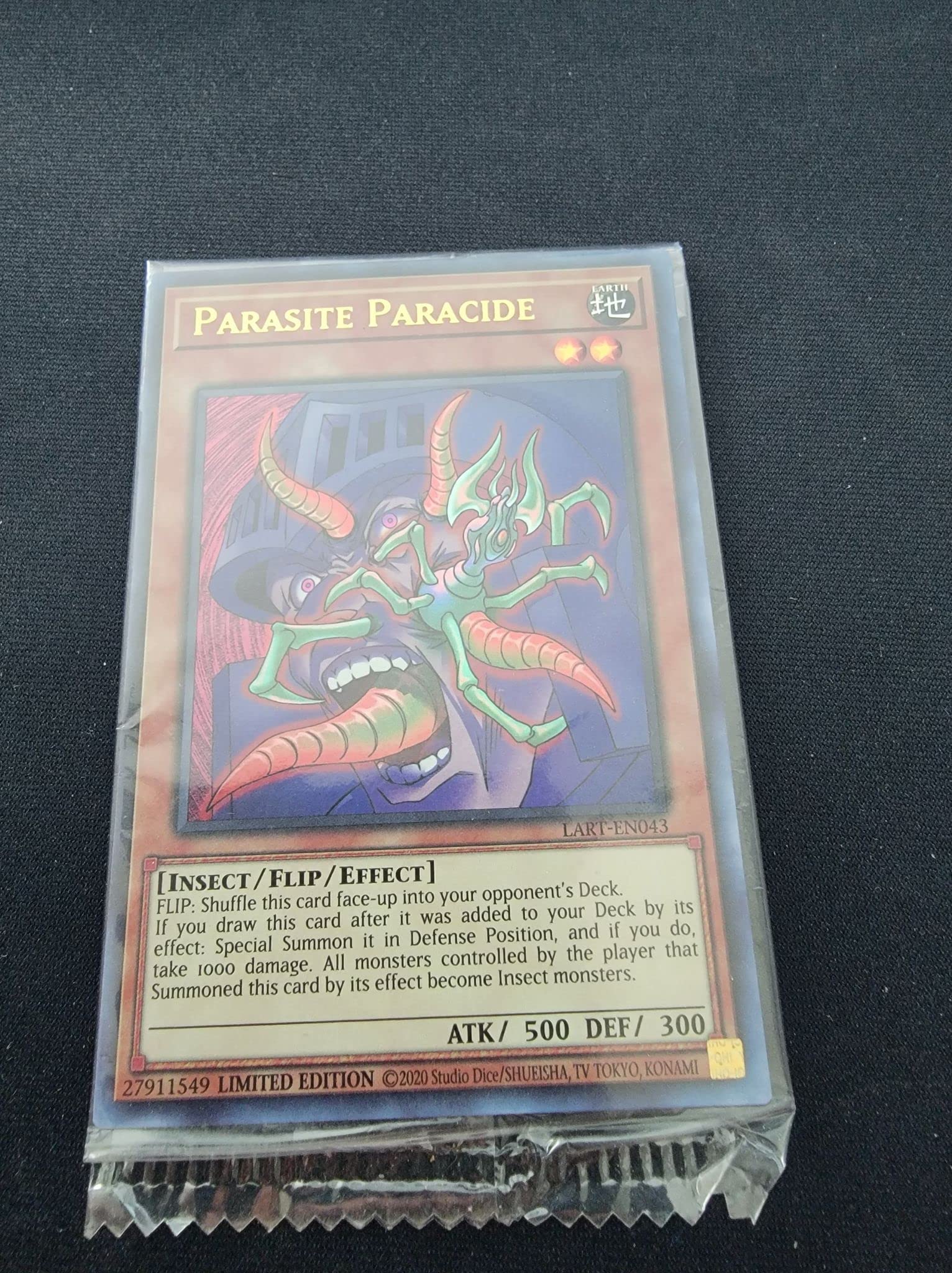 Amazon.com: Yu-Gi-Oh! Parasite Paracide - LART-EN043 - The Lost Art  Promotion