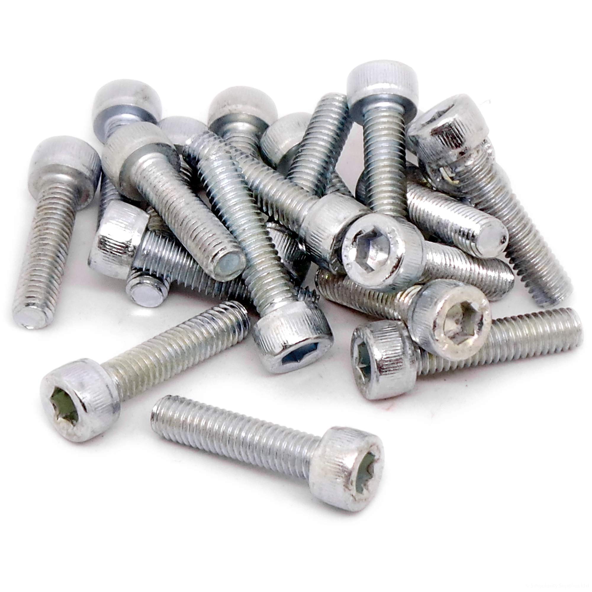 M6 (6mm x 25mm) Hex Socket Cap Screw (Bolt) - Steel (Pack of 20)