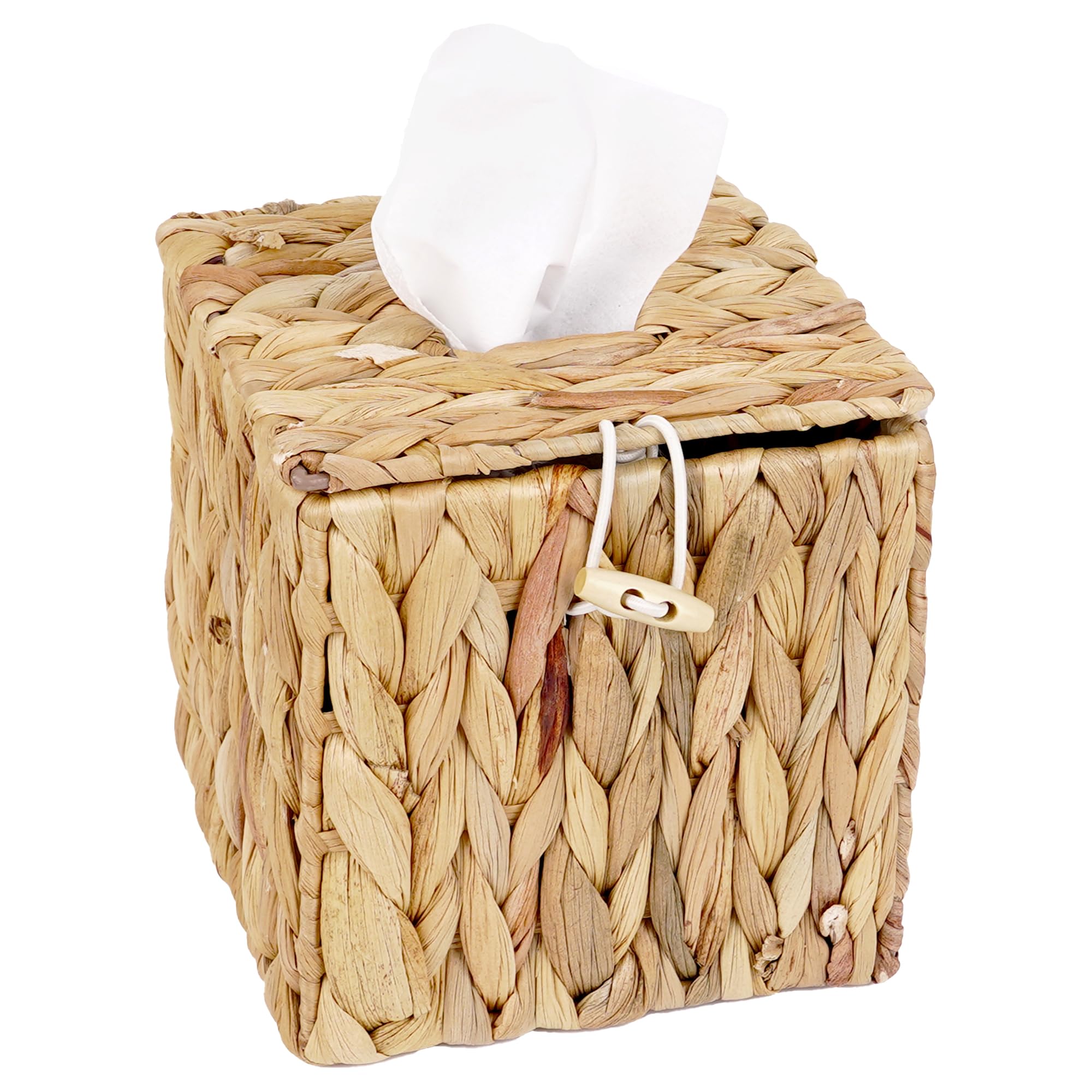 Housse de boîte à mouchoirs en osier pour cacher le carton