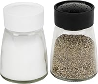 Vista 7 de Good Cook - Juego de salero y pimentero de cristal, 2 onzas, transparente