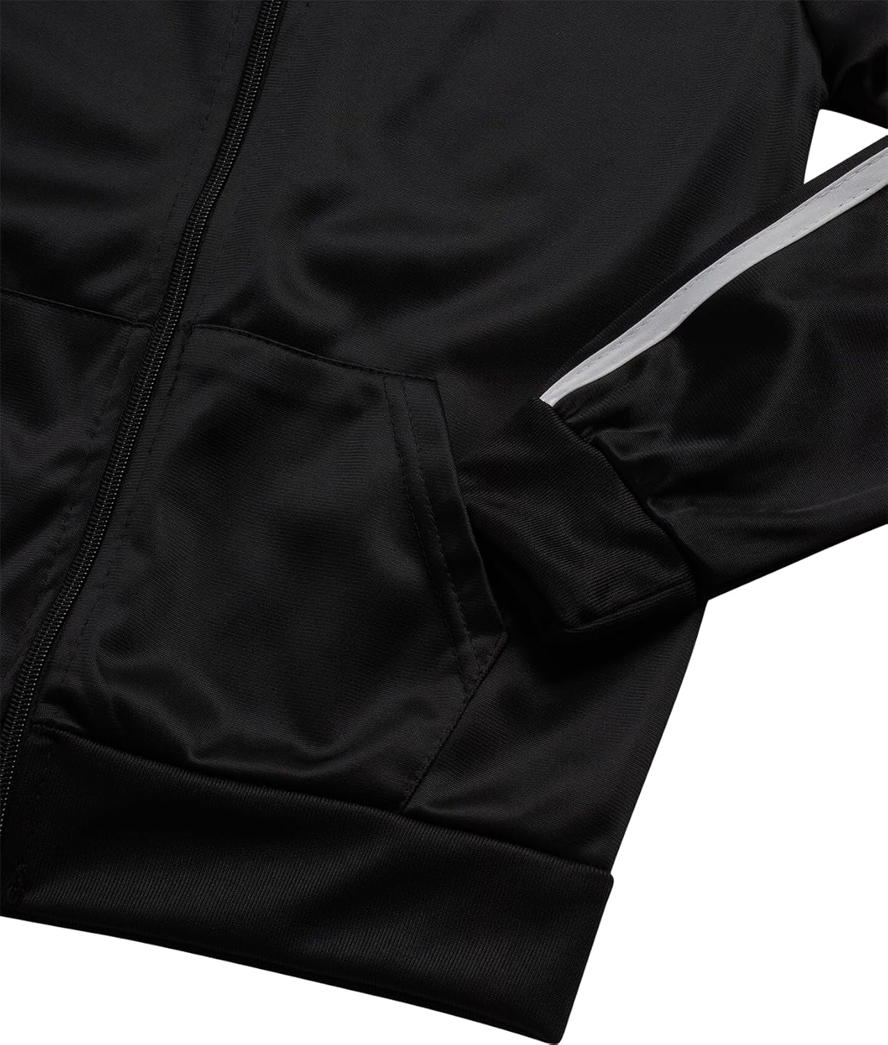 Pro Athlete Boys Tracksuit Set - 3 Piece Breathable Tricot Zip Up Sweatshirt Athletic Graphic Tees & Jogger Sweatpants - Image 3