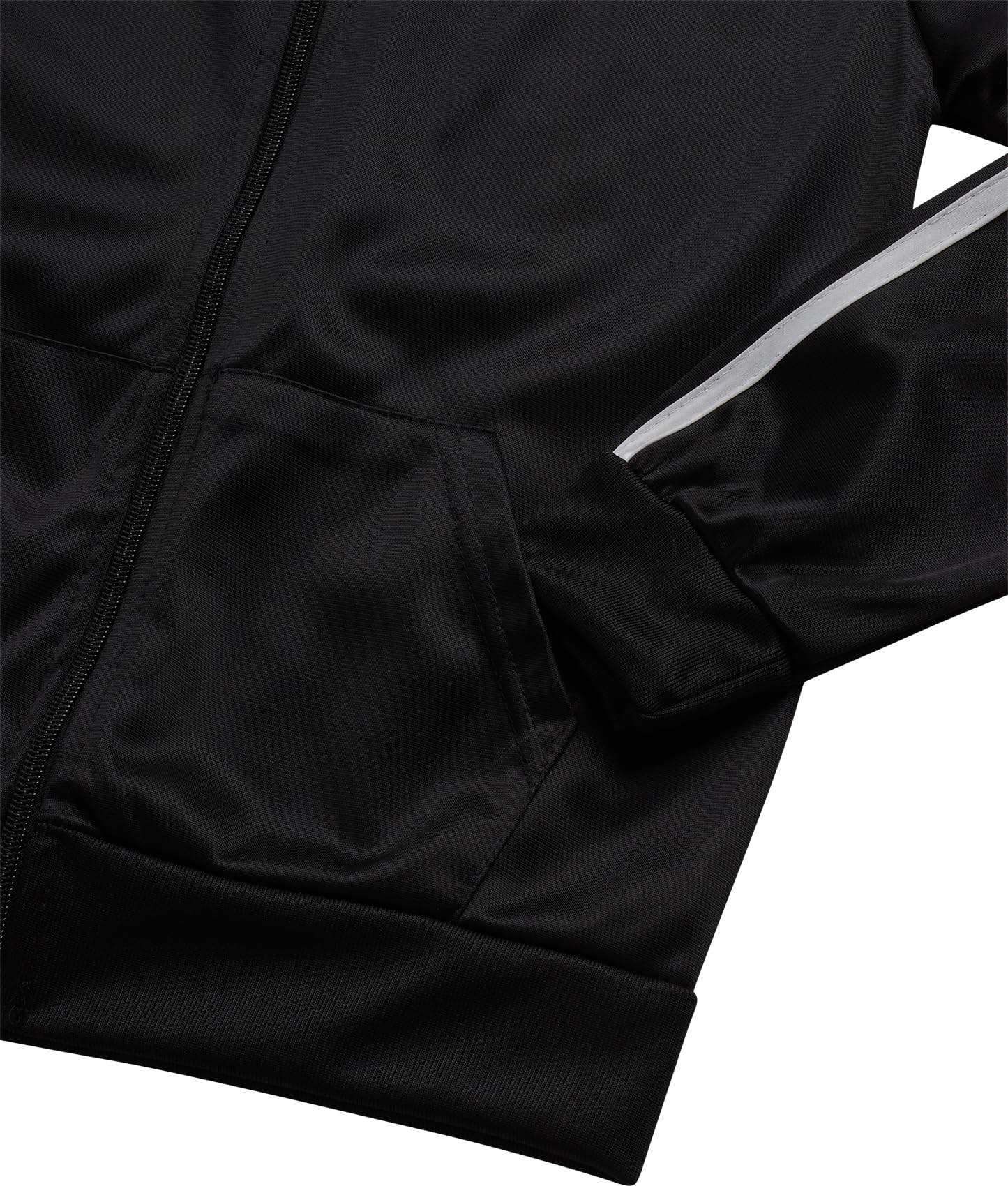 Pro Athlete Conjunto de chándal para niños, 3 piezas, sudadera de punto con cremallera, camiseta gráfica atlética y pantalones deportivos para niños