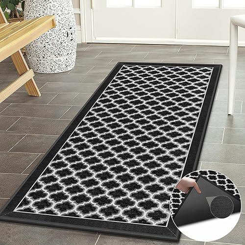 GOYLSER Alfombra de pasillo ultrafina para uso en verano, alfombra antideslizante con respaldo de goma, alfombra de pasillo interior de granja, disponible en Yaxa Peru