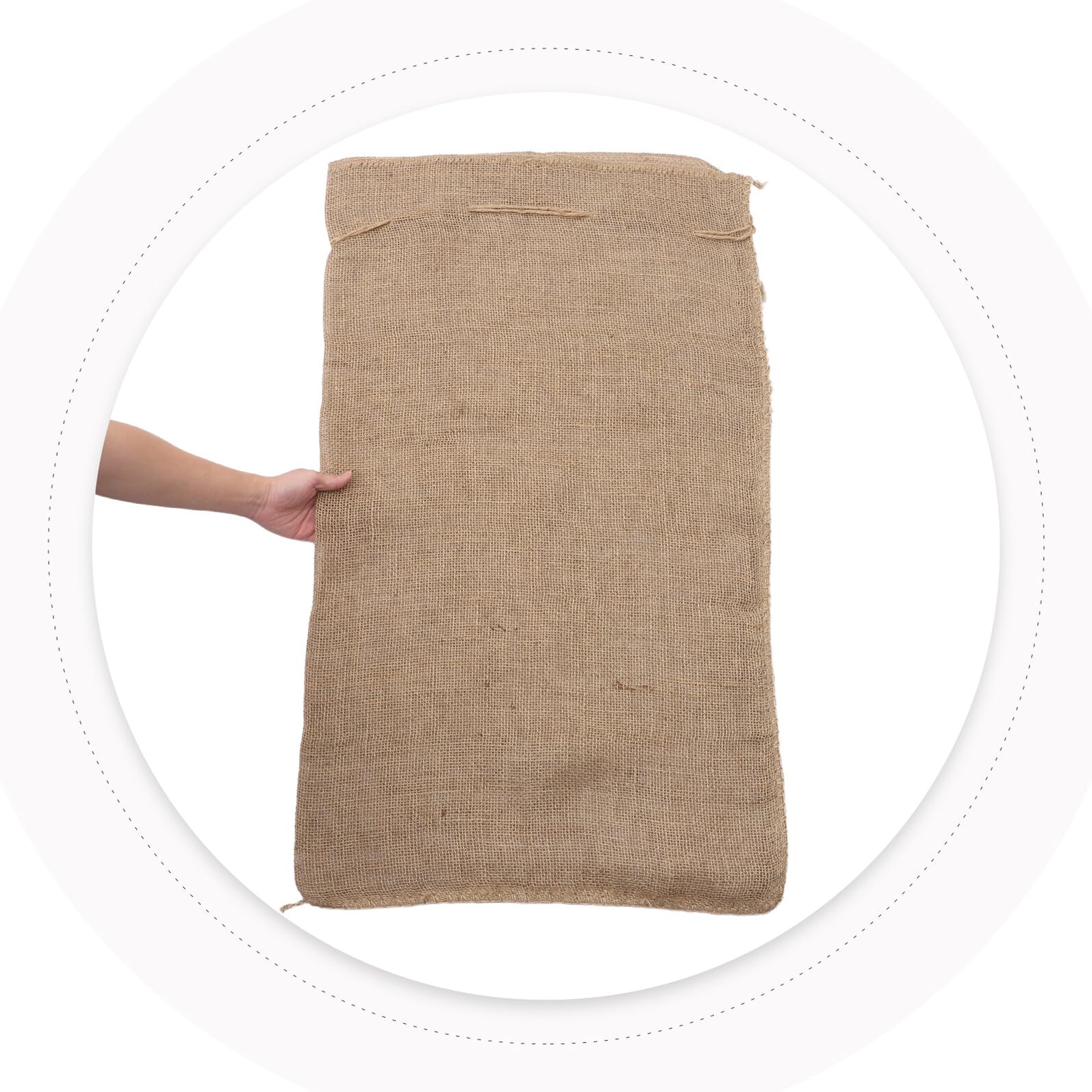 YARNOW Copertura Antifreddo per Piante da Esterno in Juta, 2 Pezzi | Cordino, Protezione dal Vento e Rimozione Rapida, Riutilizzabili per Vasi Decorativi e Alberi da Frutto