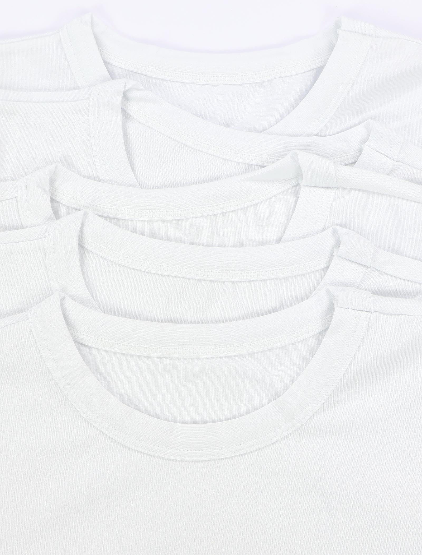 TupTam Maillot de Corps Enfant – Lot de 5 Débardeurs Garçon Manches Courtes, 100% Coton