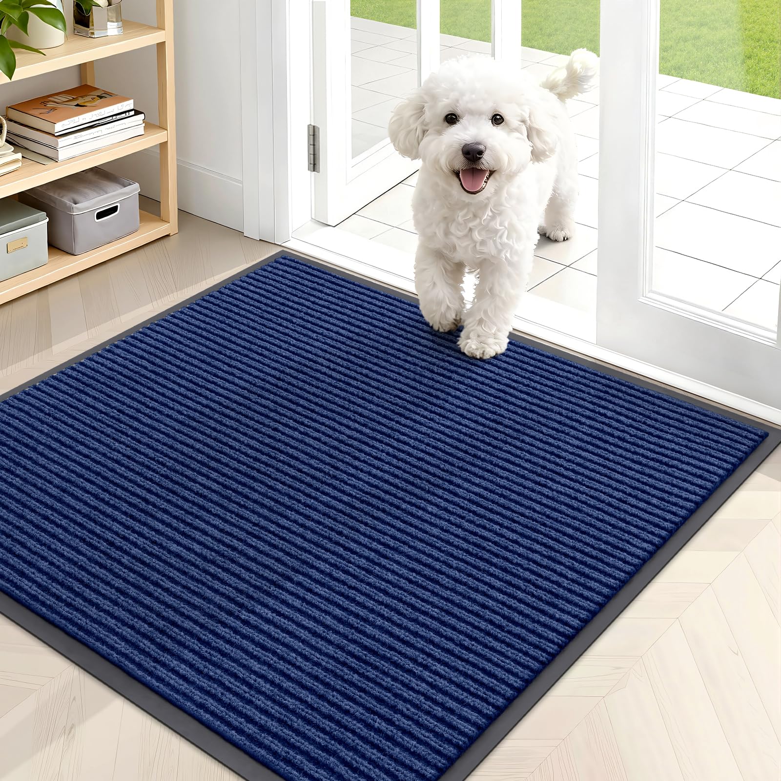OLANLY Front Door Mat Indoor Outdoor Entrance, Waterproof Heavy Duty Doormat, Fade Resistant, Low Profile, Easy Clean Patio Porch Welcome Floor Mats for Entry, 29.5x17, Beige — view 204