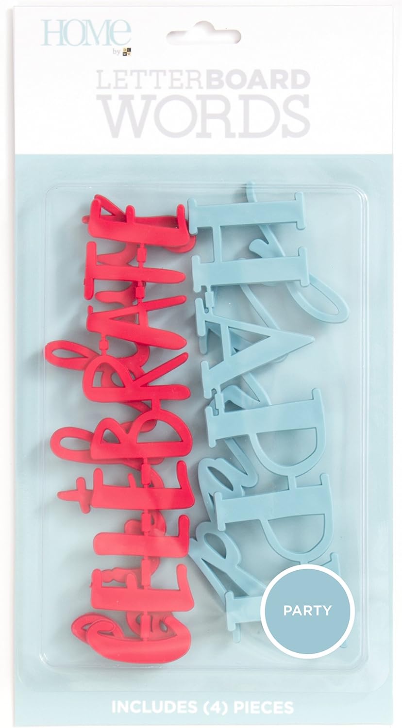 DCWV Letterboard Words 4/Pkg-Planning