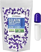 Vista 38 de XPRS Nutra Cápsulas vacías de tamaño 0 – 1000 cápsulas vacías de gelatina – Pastillas de relleno de cápsulas de bricolaje – Cápsulas de gel