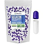 XPRS Nutra Size 0 Empty Capsules - 1000 Count Empty Gelatin Capsules - Pills DIY Capsule Filling - Pure Bovine Pill Gel Caps for Do-It-Yourself Supplements (Purple/White)