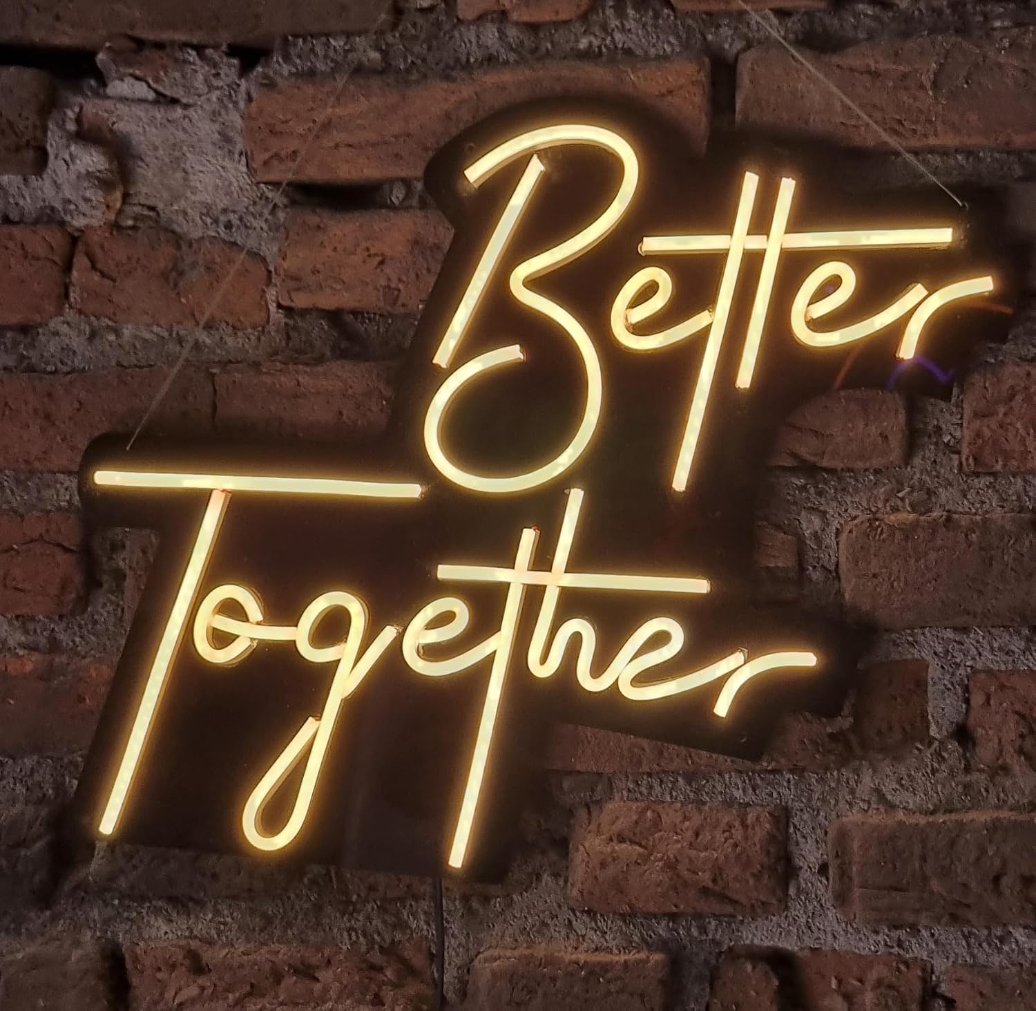 ONSAN 'Better Together' neon led duvar aydınlatması