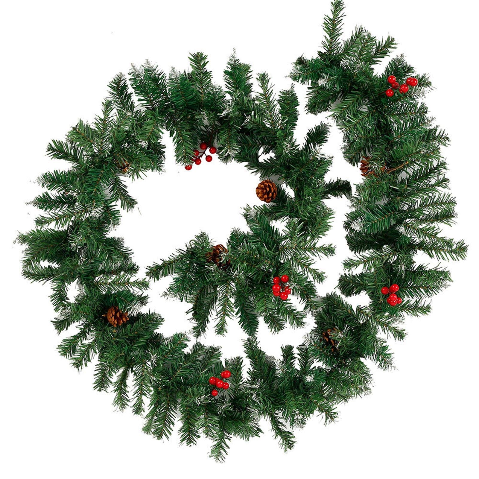 Guirlande de Noël en rotin à suspendre pour une décoration de maison chaleureuse