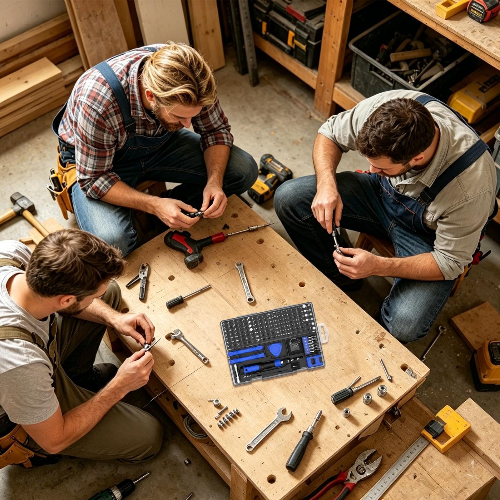 Juego de Destornilladores Eléctricos 160 en 1 kit de reparación portátil | Destornillador de Precisión para Reparaciones en Hogar Para teléfono, ordenador, portátil, dispositivos elect