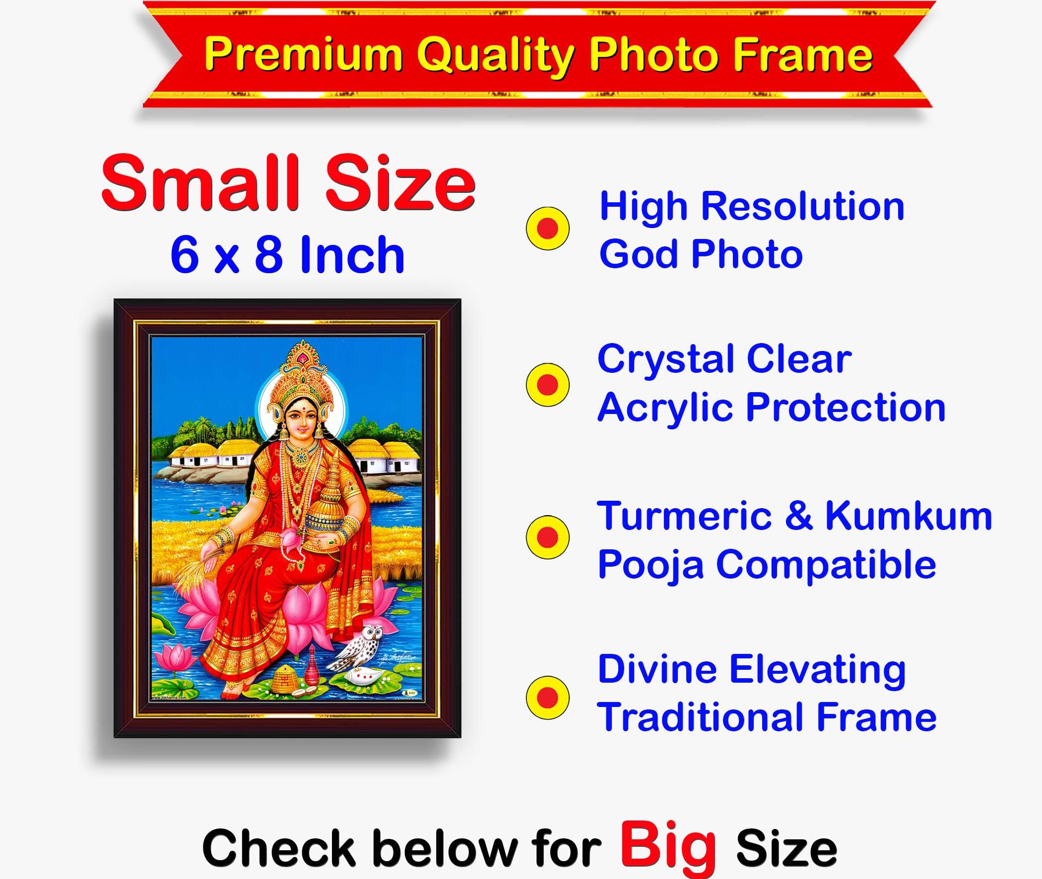 Lakshmi Devi Painting - Home Wall Decor -2 Lakshmi Devi Painting - Home Wall Decor -2