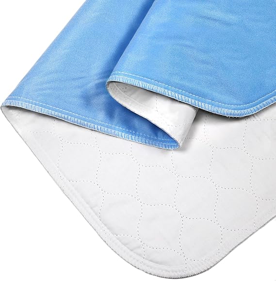 Heavy Absorbency Bed Pads 86 ×132cm (1 Pack), Washable and Reusable