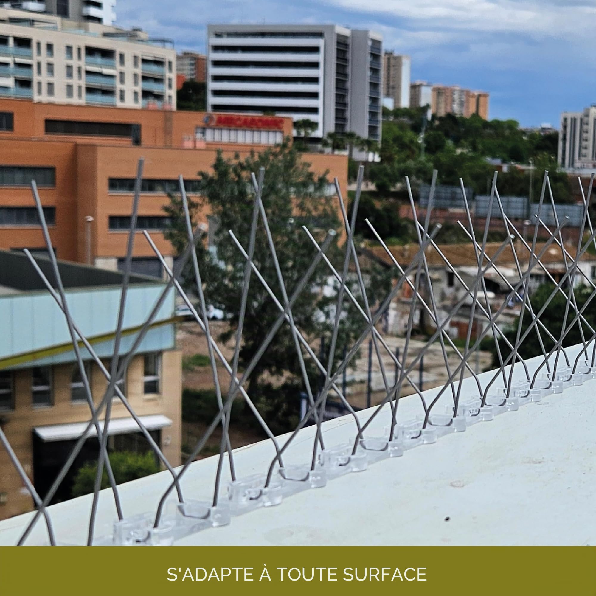Pics Anti Oiseaux Premium 25 mètres Fabriqué en UE