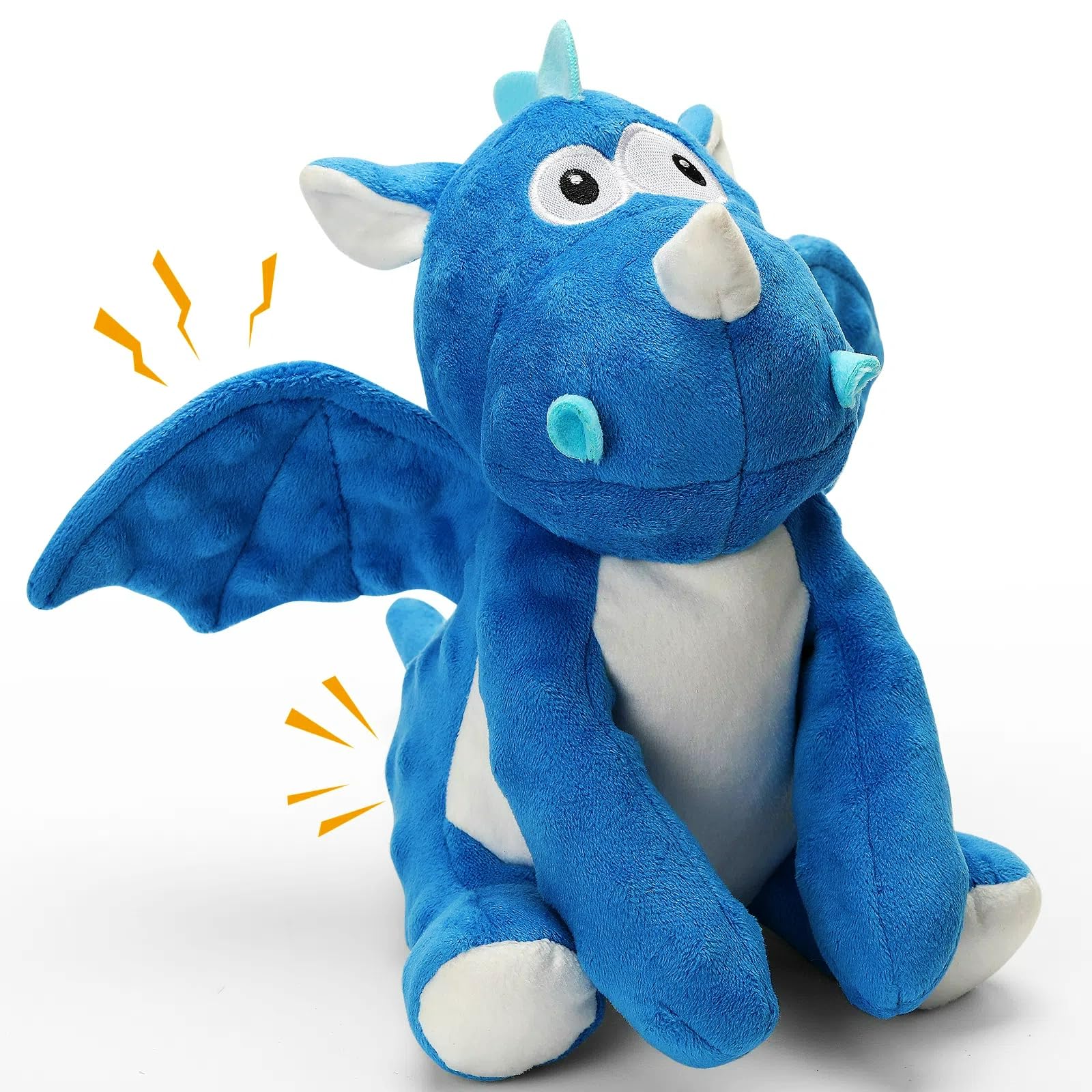 loncoldy Plush Dog Toys, Tough Chew Toys for Dogs, Crinkle Stuffed Squeaky Toy for Small Medium Large Breed, Interactive Plush Toys to Keep Them Busy,