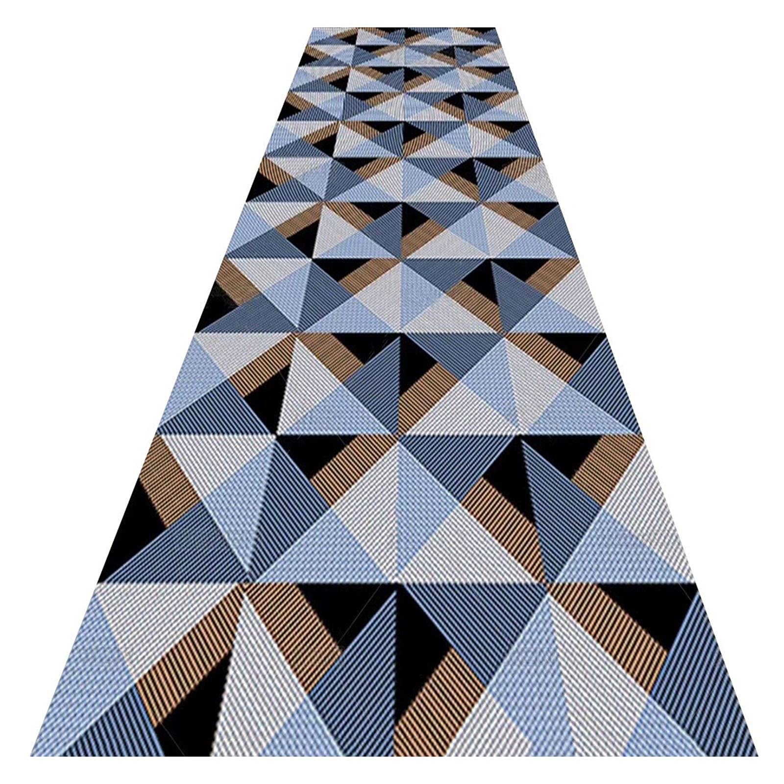 Alfombras de pasillo largo ZRUYI con diseño geométrico moderno y acabado extra suave