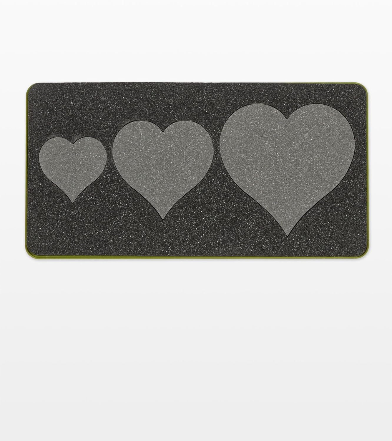 AccuQuilt GO! Fabric Cutting Dies; Heart 2-inch; 3-inch & 4-inch