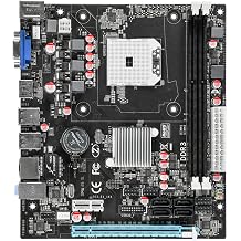 DDR3 Computer Motherboard Mainboard System Board FS1 Slot Supports A6 A8 Processors 100Mbit 8G 1066MHz 1333MHz with USB2.0 VGA for Desktop PC