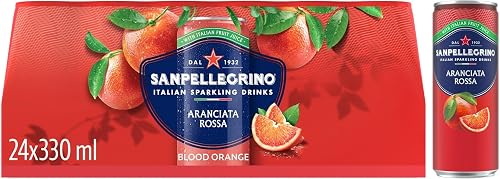 San Pellegrino Blood Orange Sparkling Drink 330 ml (Pack of 24)