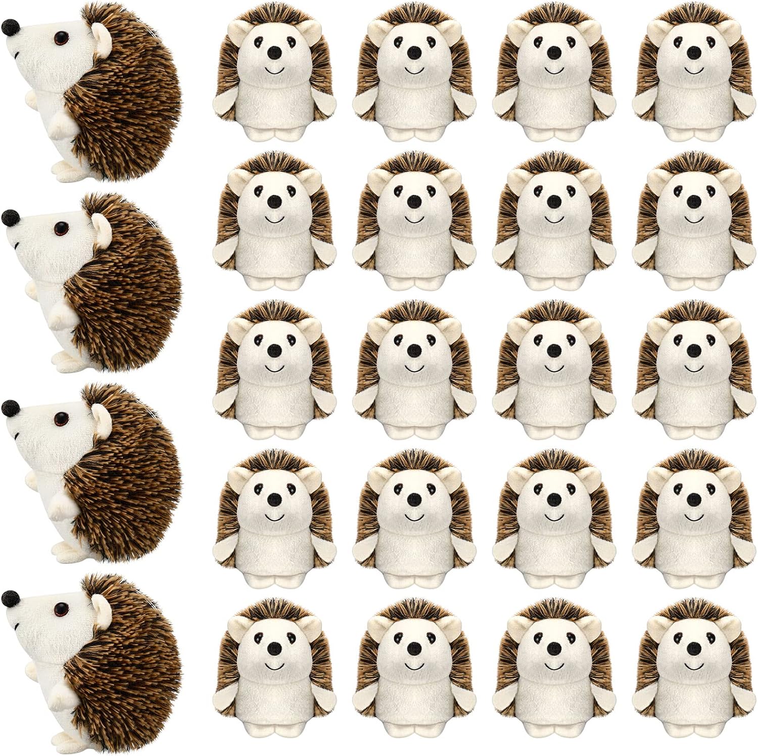Zubebe Mini Hedgehog Plush Toys 4 Inch Classroom Party Favors,36 Pcs