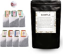Yunnan Tuocha Zouji Coffret découverte - 7 Sachets Aromatisés + 1 Mini Nid 3g - 17g Total - Régule le Cholestérol - Origine Yunnan Garantie