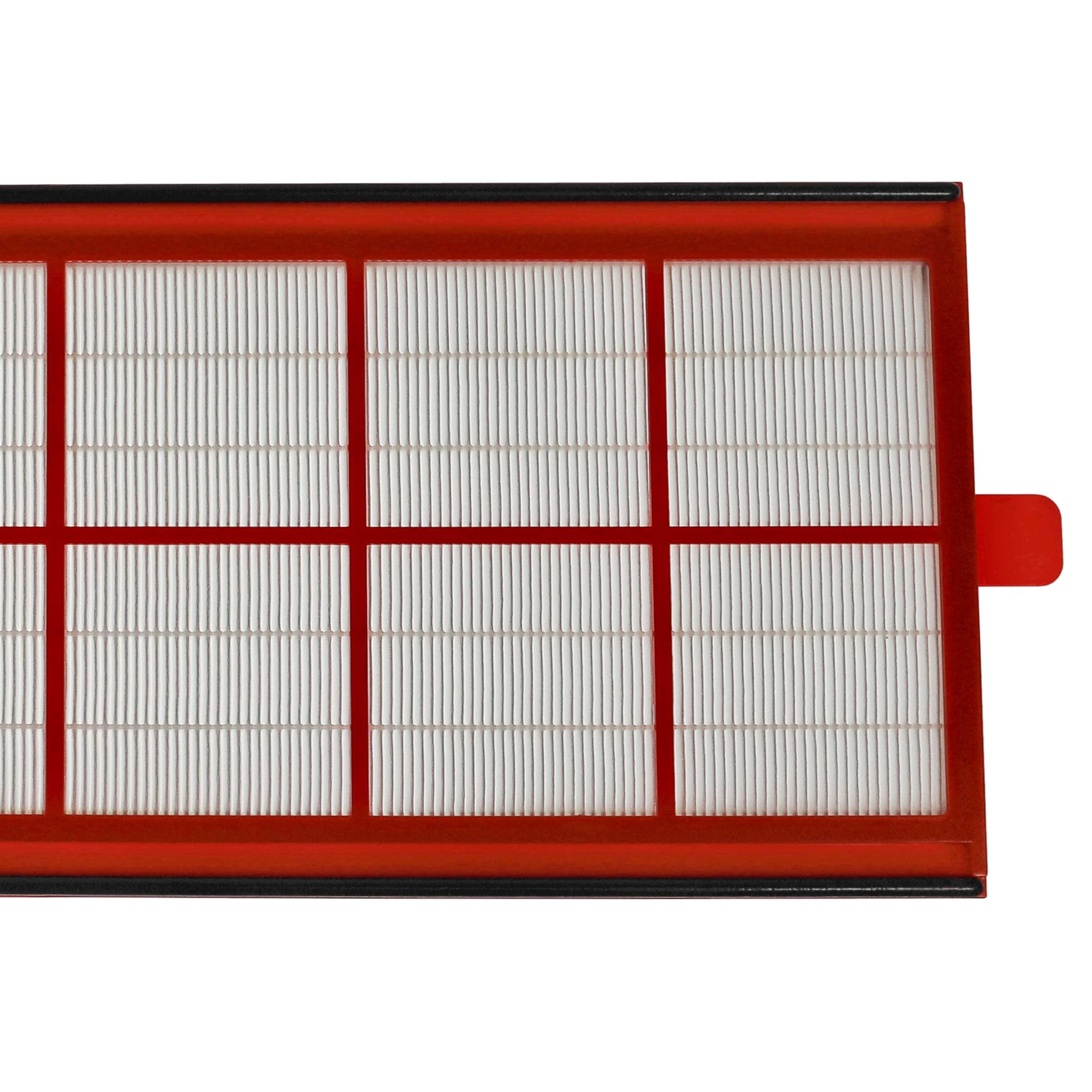 Zestaw filtrów powietrza vhbw kompatybilny z urządzeniami wentylacyjnymi Zehnder ComfoAir 350, 550 - G4 / F7 2-częściowy zestaw, 50 x 17 x 1 cm, czerwony, czarny, biały