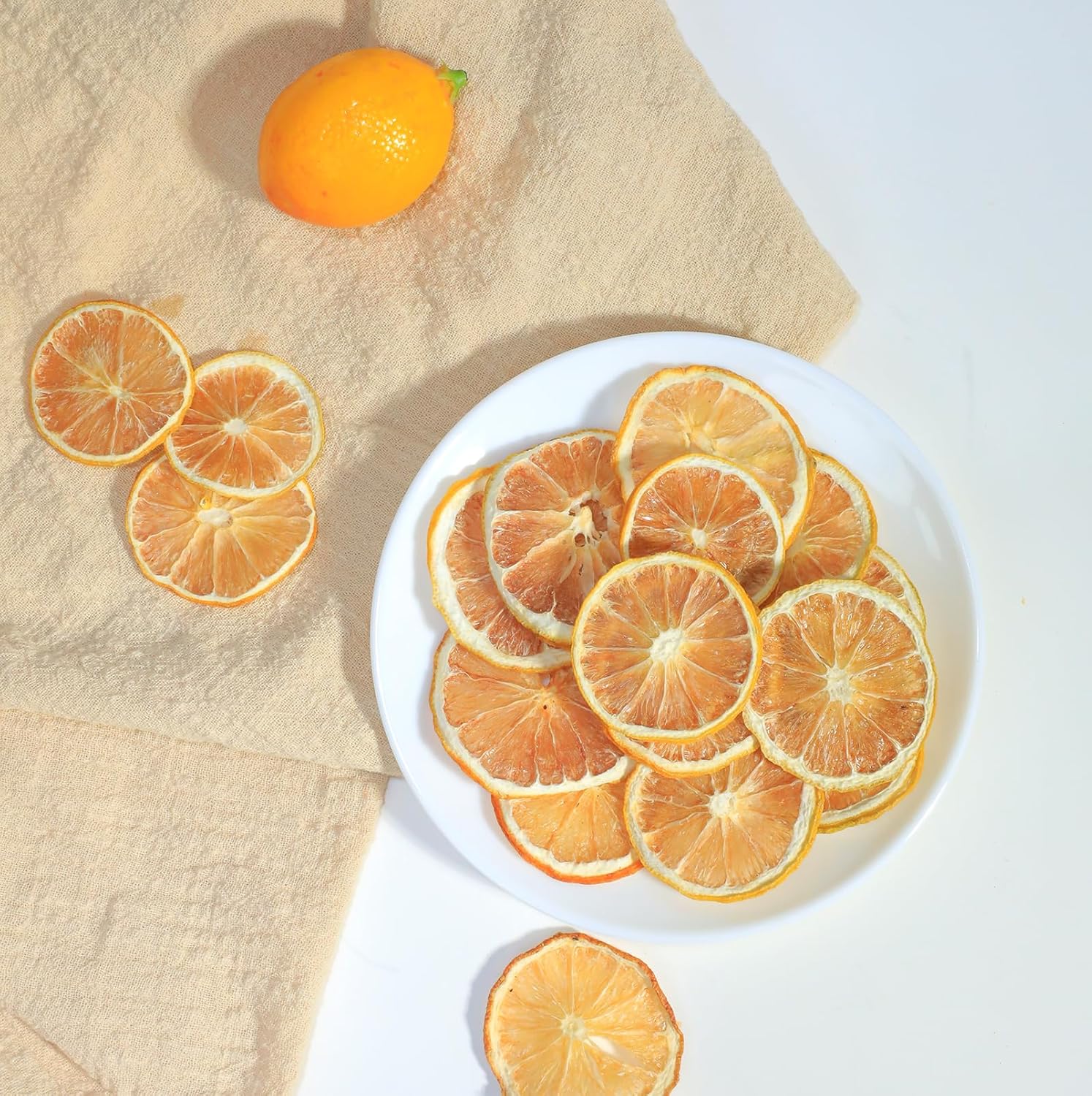 3-Pack Dried Lemon Lime Orange Slices Dehydrated Fruit Slices for Cocktails Fruit Tea Baking Slow Cookers Diy Drinks Garland Scented Candles Decoration No Sugar Added 100% Natural Kosher Vegan Gluten-Free