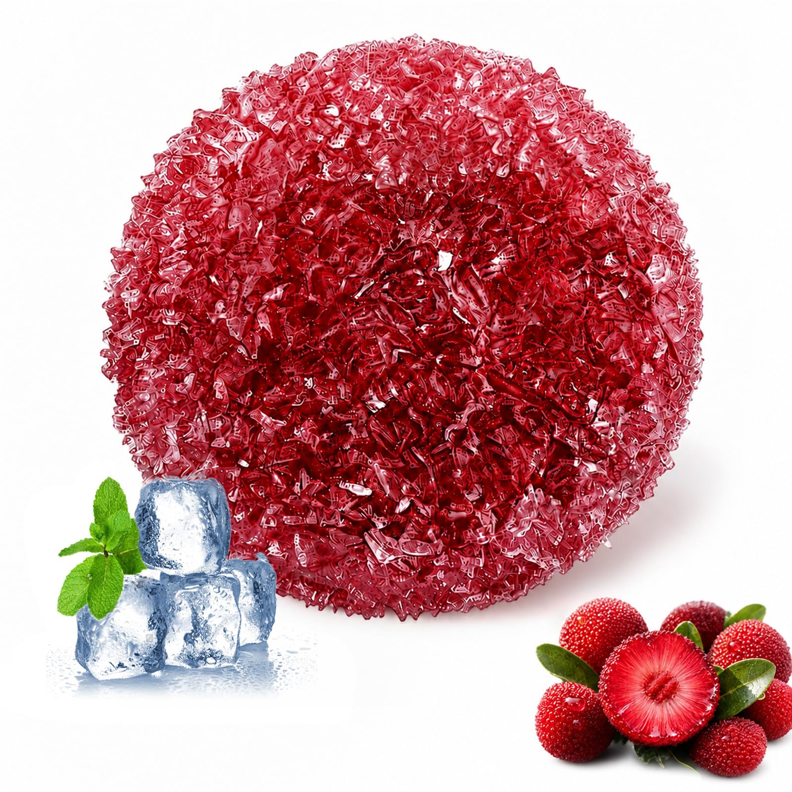2026 New Red Arbutus Slushy Squishy Stress Relief Ball