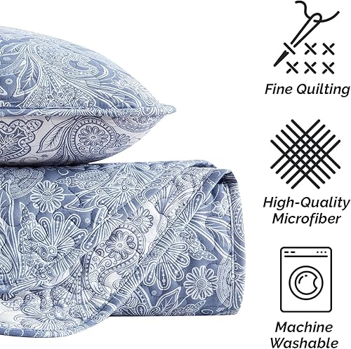 Miniatura 5 de Southshore - Juego de ropa de cama de microfibra, estampado