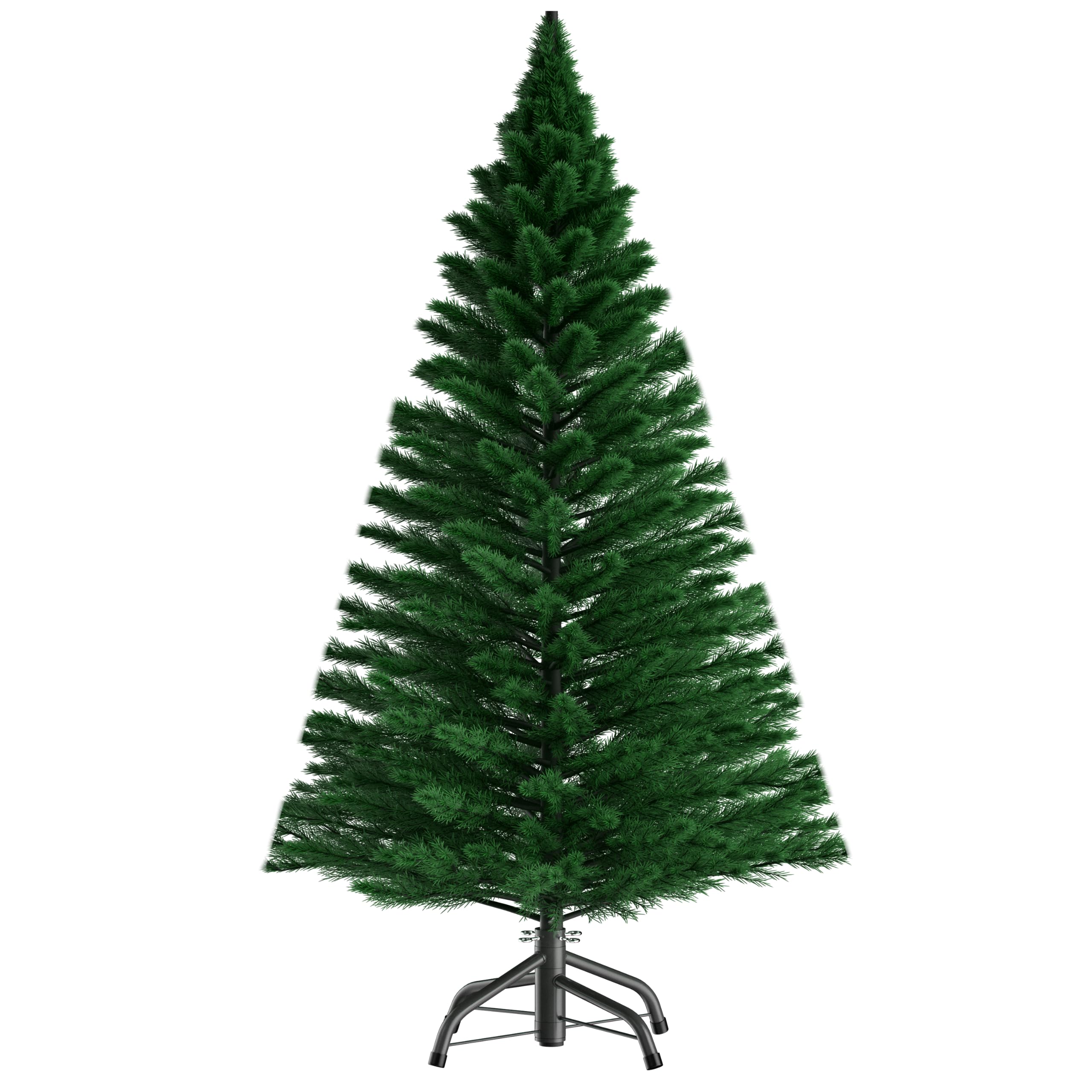 CASARIA® Sapin de Noël Artificiel 140 cm Vert Pied métal 470 Branches PE Imitation Parfaite décoration de noël fêtes Arbre de noël réutilisable