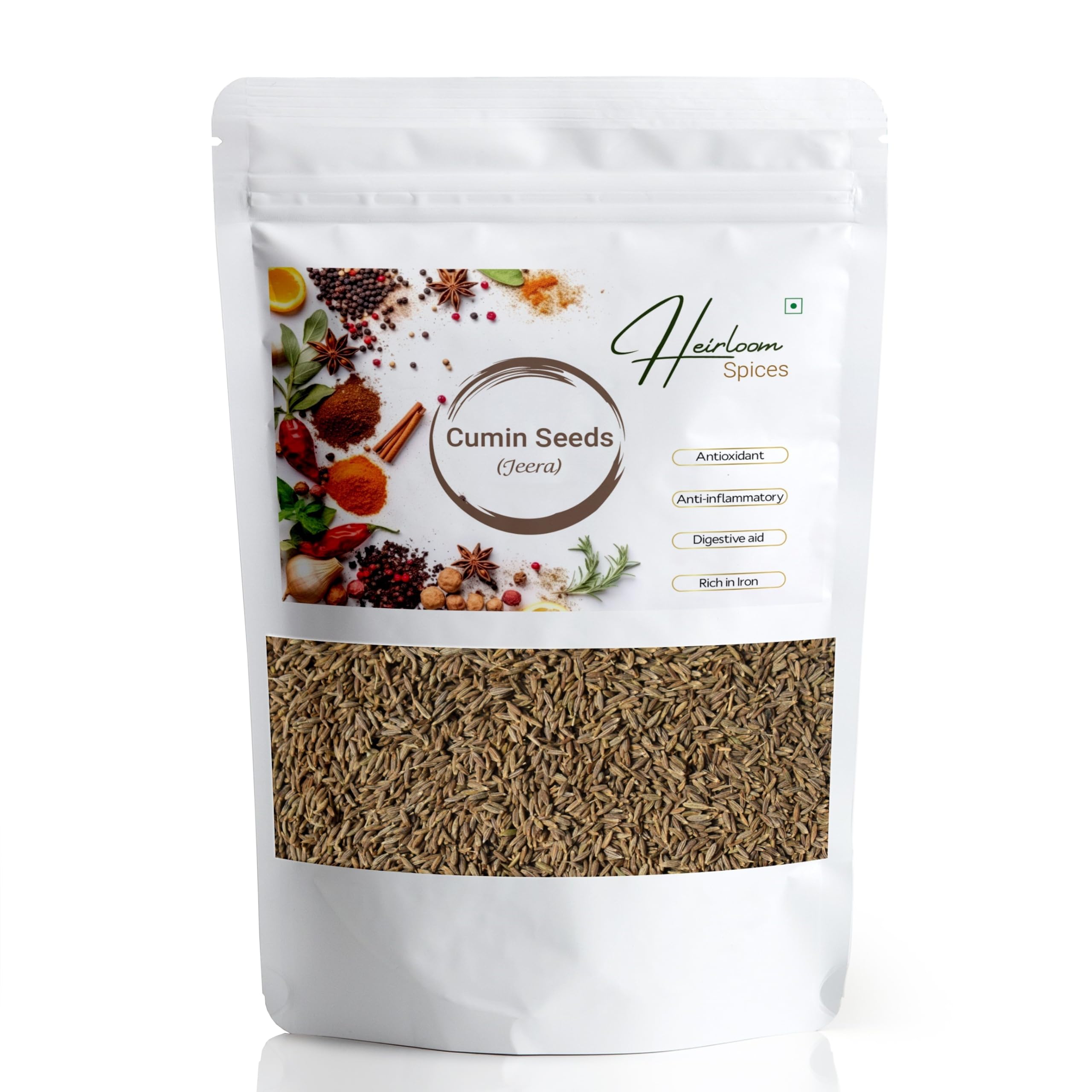 Heirloom Spices- 200 grams Whole Natural Cumin Seeds From Gujarat | Pesticide Free, Non-GMO | Premium Sabut Jeera | HEALTHY LIFE CHOICE (B0D6RRBHHR) Amazon Price History, Amazon Price Tracker