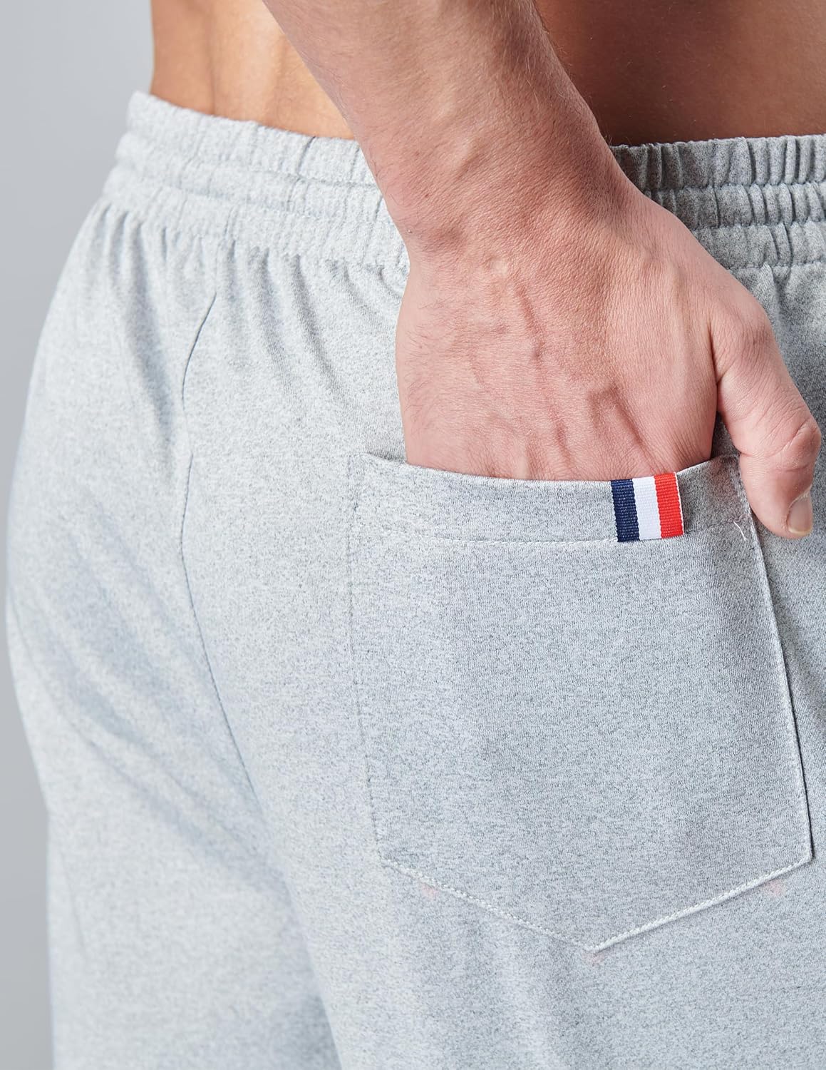 Liberty Imports 3 Pack Mens Sweat Shorts Athletic Casual Jogger Shorts with Zipper Pockets, Terry Performance Tech Activewear - Image 5