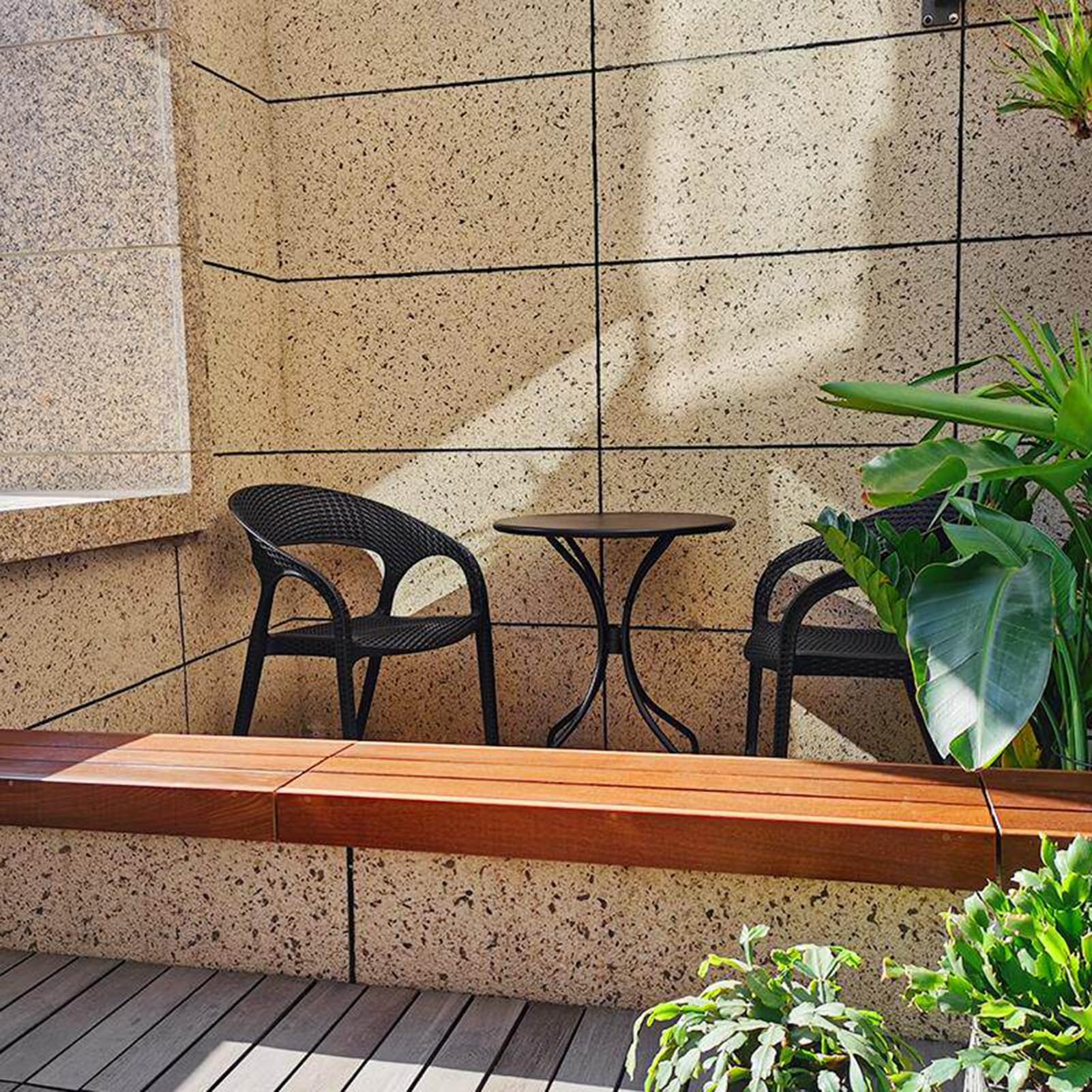 Tragbare Sitzkissen Outdoor Wasserfest aus Holz für Gartentreppe Klemmkissen mit Rutschfester Unterseite Sitzauflagen Sitzpolster Bank Bodenkissen für Terrasse Stadion(L 80 cm/31.5 in)