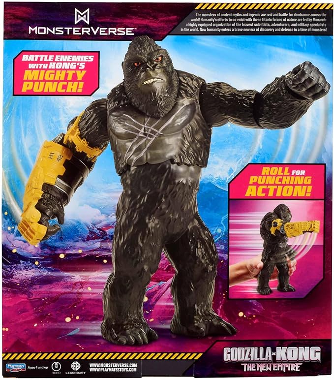 MonsterVerse Godzilla x Kong Figura Articulada 28 cm con Sonido y Ataque miniatura 4