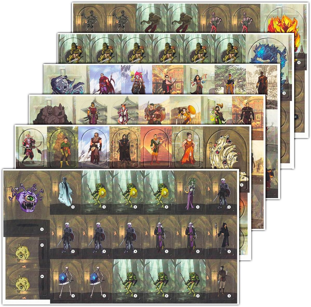 Kit 126 Personagens Para Rpg Tokens Mini Modelo 1 | Amazon.com.br