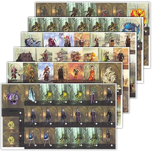 Kit 126 Personagens Para Rpg Tokens Mini Modelo 1