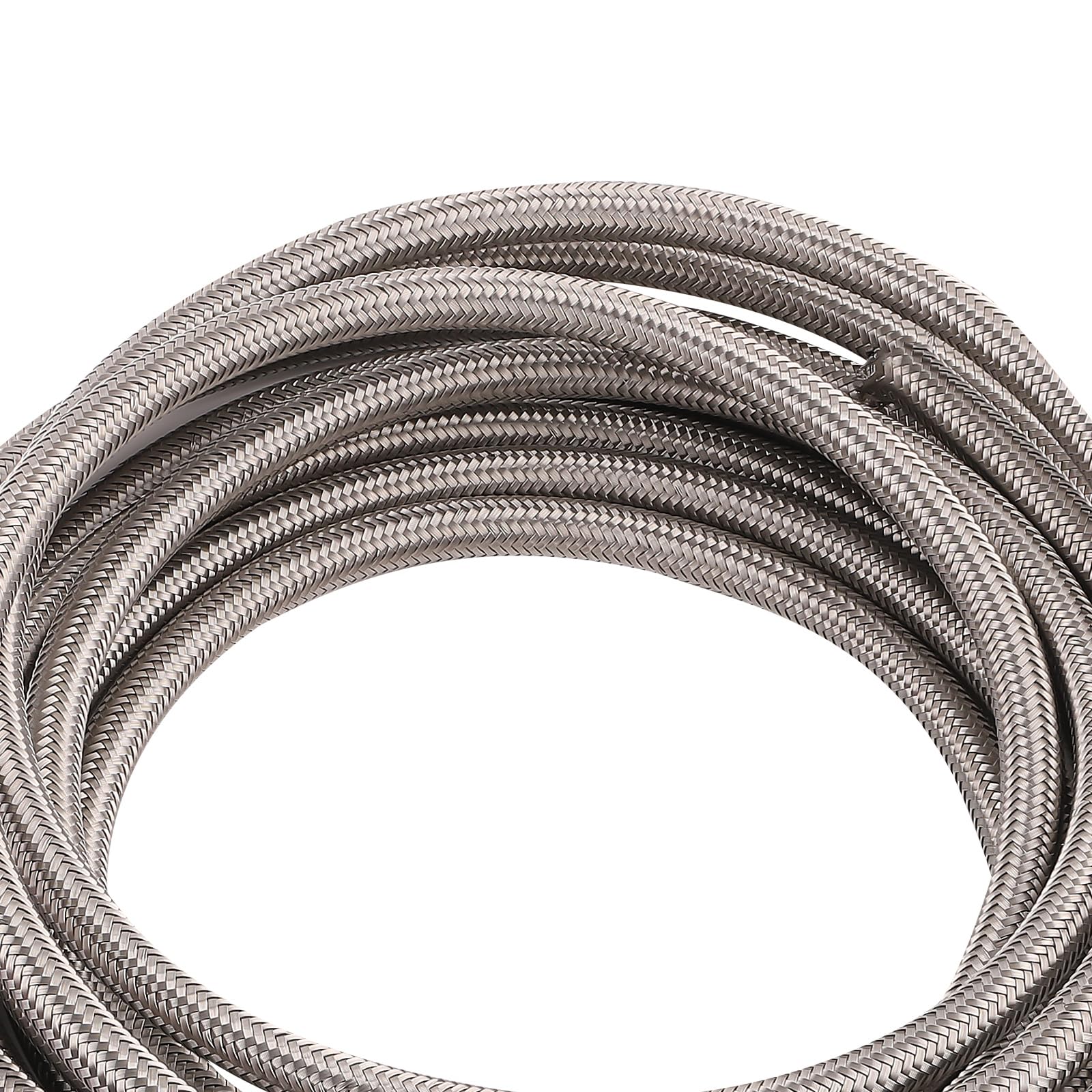 maXpeedingrods AN6-6AN, AN-6 Red tubo dell'olio girevole in acciaio inox intrecciato Fuel Line pantaloni 20FT kit in acciaio inox PTFE E85 tubo del carburante