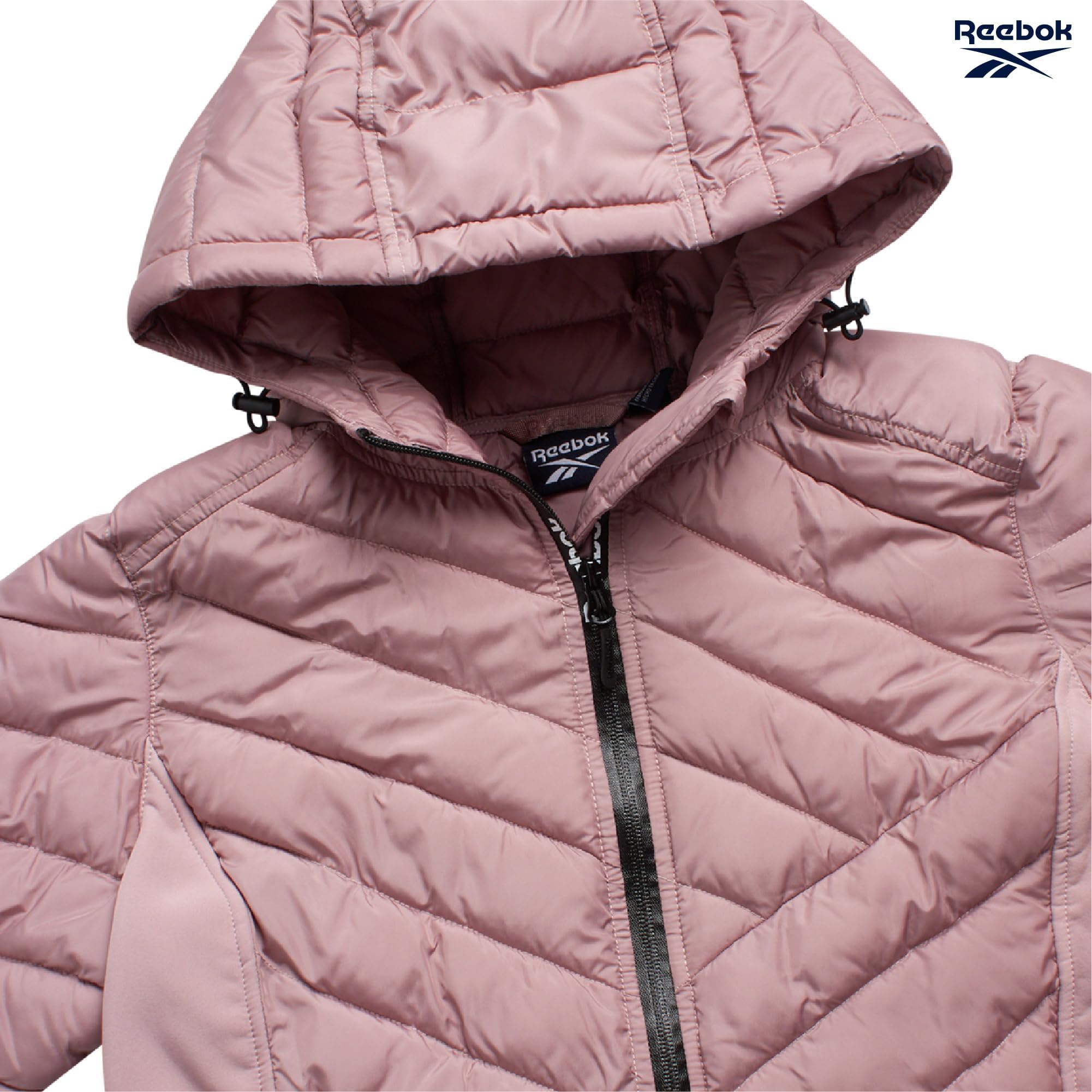 Reebok L Glacir Shield Hood Chaquetas ligeras acolchadas Mujer (Pack de 1)