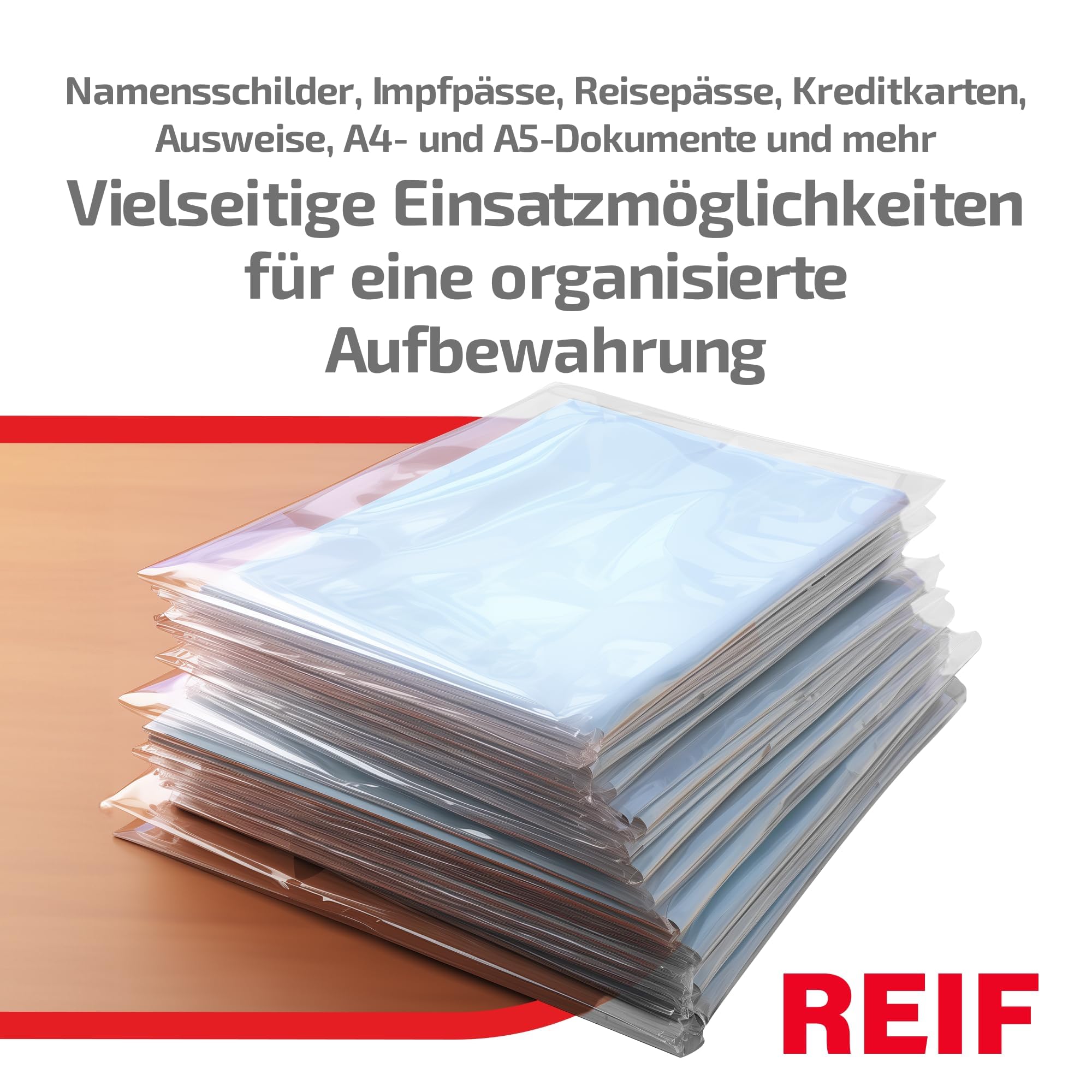 15100 DIN A5 Hüllen gelb, 100 Stück aus PE Stärke 0,160 mm, dokumentenecht, Dokumentenhülle oben offen, Made in Germany