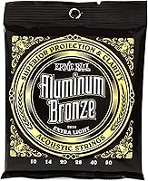 Vista 5 de Ernie Ball set de cuerdas para guitarra acústica de bronce aluminio, M
