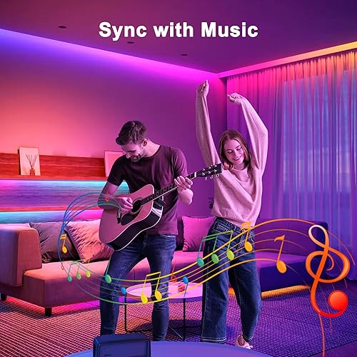 Miniatura 5 de Retroiluminación LED para TV, luces de TV cortables de 12.5 pies que cambian con TV para pantalla de 55 a 65 pulgadas y monitor de PC,