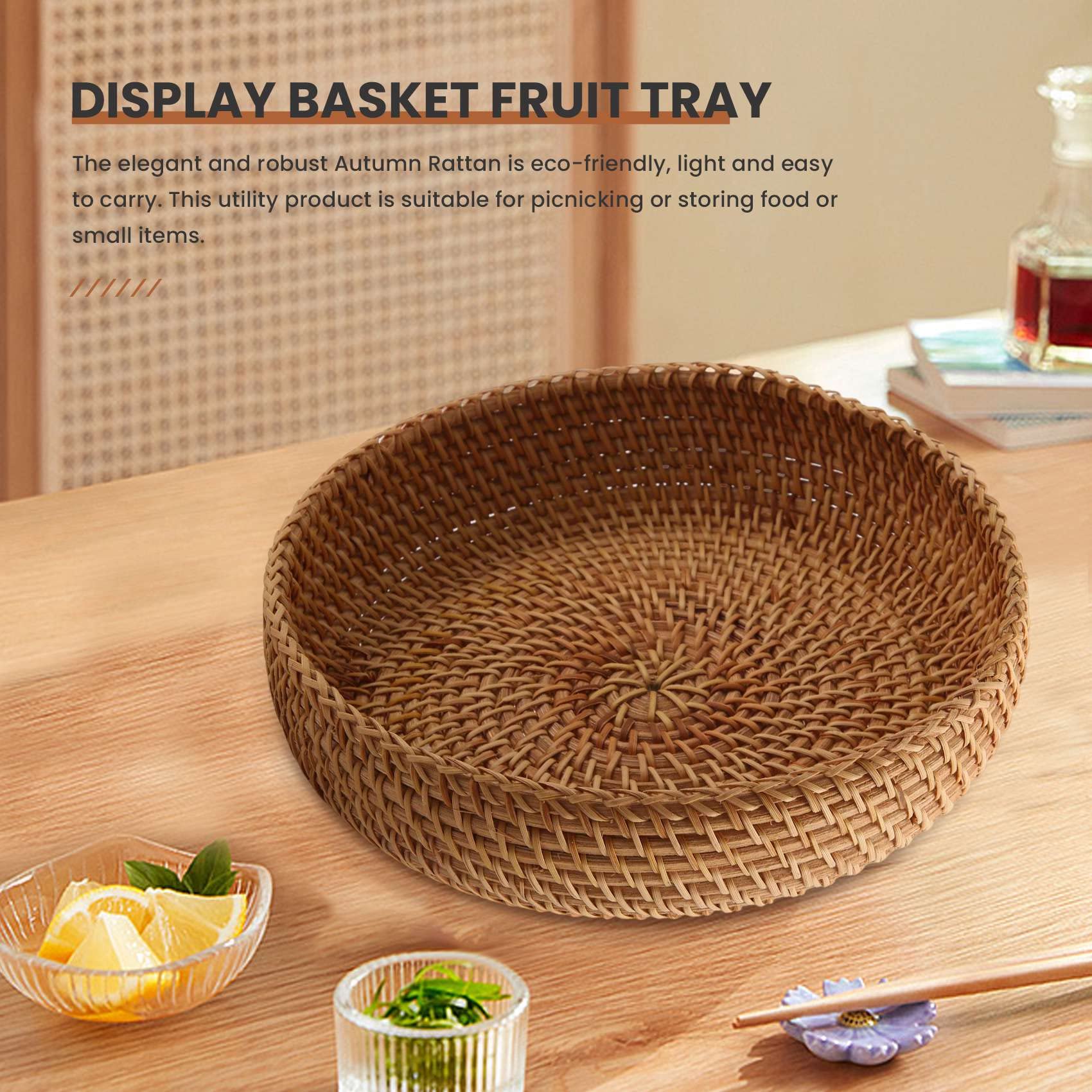 Panier de Rangement en Osier Rotin Boîte Panier de Pique-Nique Paniers de Fleurs de Fruits Panier de Rangement en Osier Rotin Boîte Panier de Pique-Nique Paniers de Fleurs de Fruits