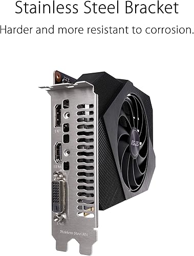 Miniatura 4 de ASUS Phoenix - Tarjeta gráfica para juegos NVIDIA GeForce GTX 1650 OC Edition (PCIe 3.0, memoria GDDR6 de 4 GB, HDMI 2.0b, DisplayPort 1.4a, DVI-D,