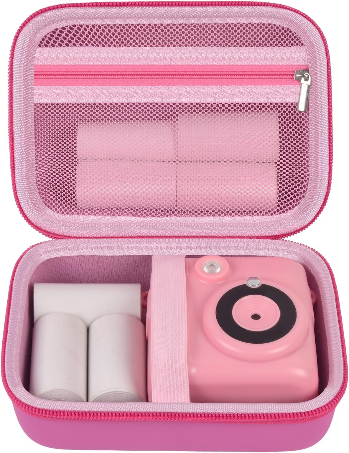 Kids Instant Print Camera Case for HiMont/for Hangrui/for ESOXOFFORE/for VTech KidiZoom PrintCam/for Gofunly/for Dylanto/for Hangrui/for GREENKINDER Digital Video Toddler Cameras - Box Only (Pink)
