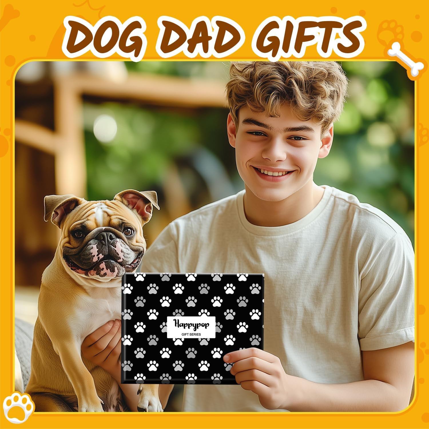 HAPPYPOP Dog Mom Dad Gifts - Funny Socks for Men Women Dog Lover, Birthday Christmas Gifts - Image 6